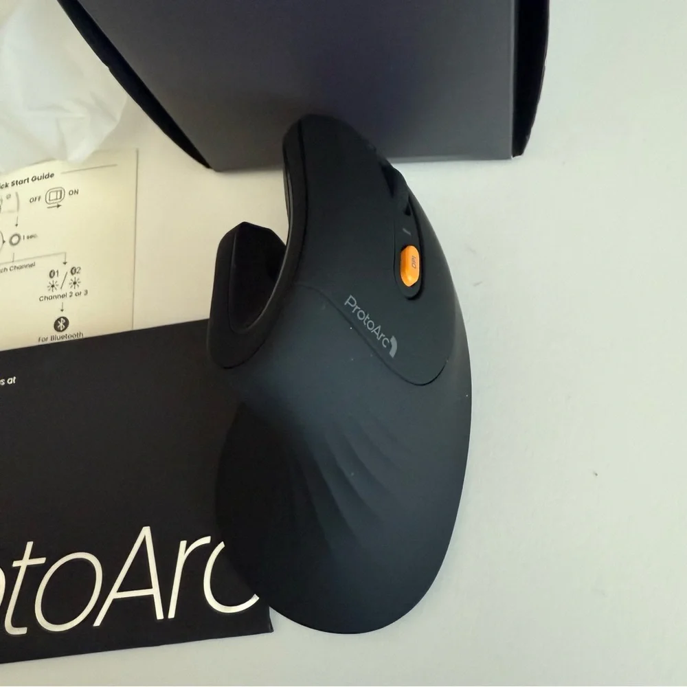 ProtoArc Ergonomic Vertical Mouse, EM11 NL Bluetooth Mouse Wireless, Ergo Mouse